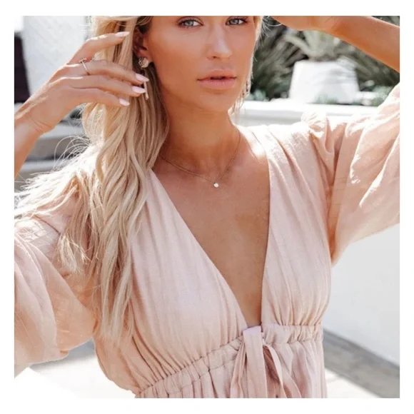 Gorjana NWT Chloe Adjustable Necklace - Rose Gold - Picture 1 of 8